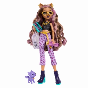 Mattel Toys Monster High Clawdeen Wolf Fashion Doll With Pet Dog Crescent And Accessories