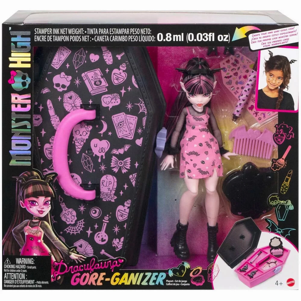 Mattel Toys Monster High Draculaura Gore-ganizer Playset