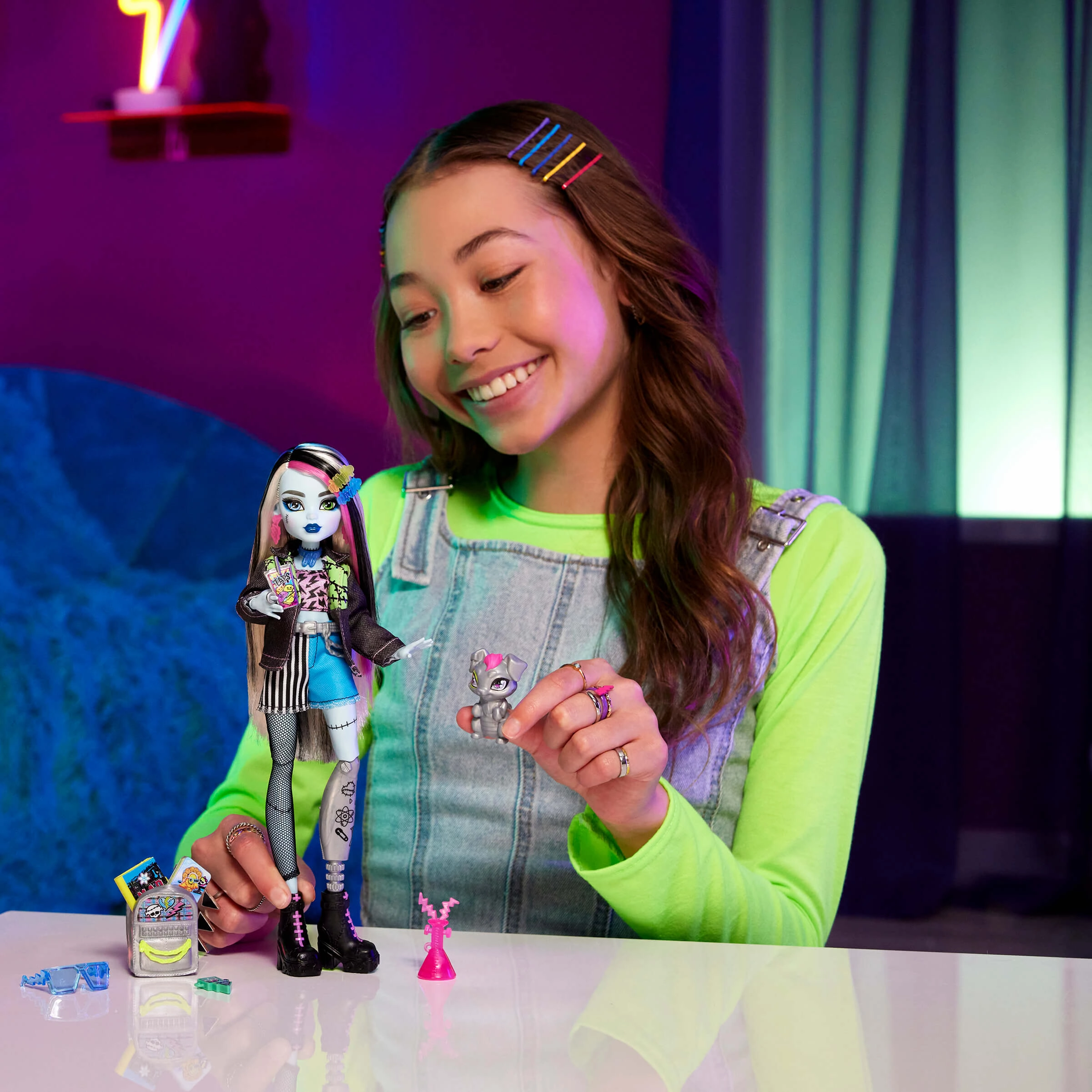 Mattel Toys Monster High Frankie Stein Doll with Pet