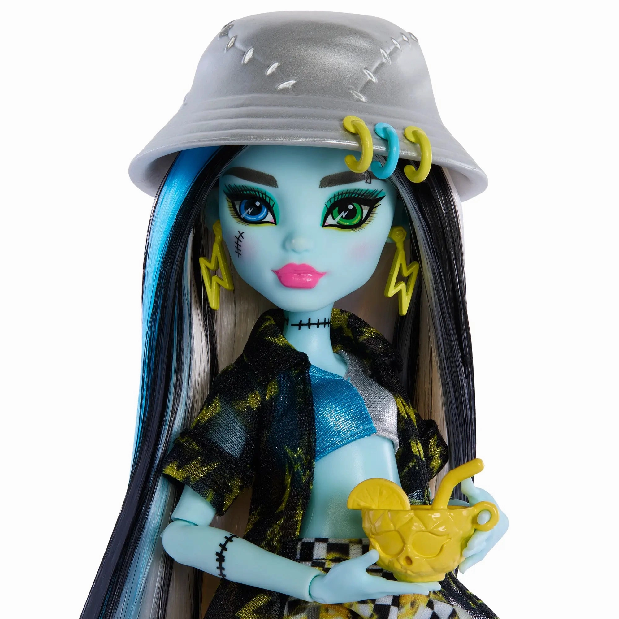 Mattel Toys Monster High Scare-Adise Island Frankie Stein Fashion Doll With Swimsuit and Accessories