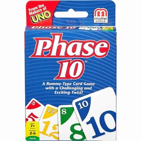 Mattel Toys PHASE 10 Card Game