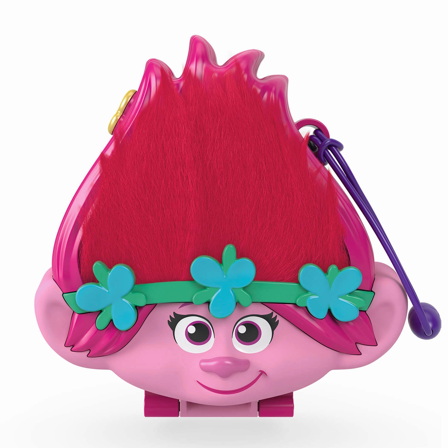 Mattel Toys Polly Pocket & Dreamworks Trolls Compact Playset With Poppy & Branch Dolls & 13 Accessories