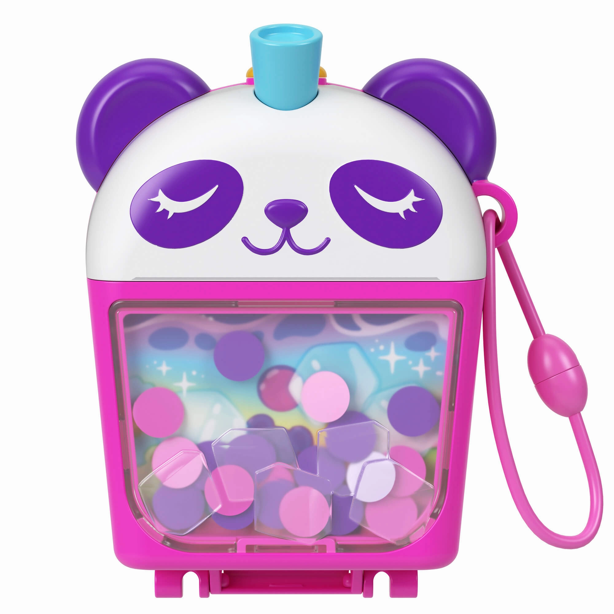 Mattel Toys Polly Pocket Bubble Tea Panda Compact Playset