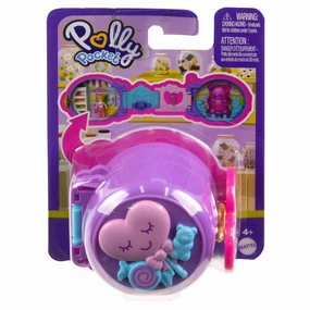 Mattel Toys Polly Pocket On the Go Candy Store Compact Set