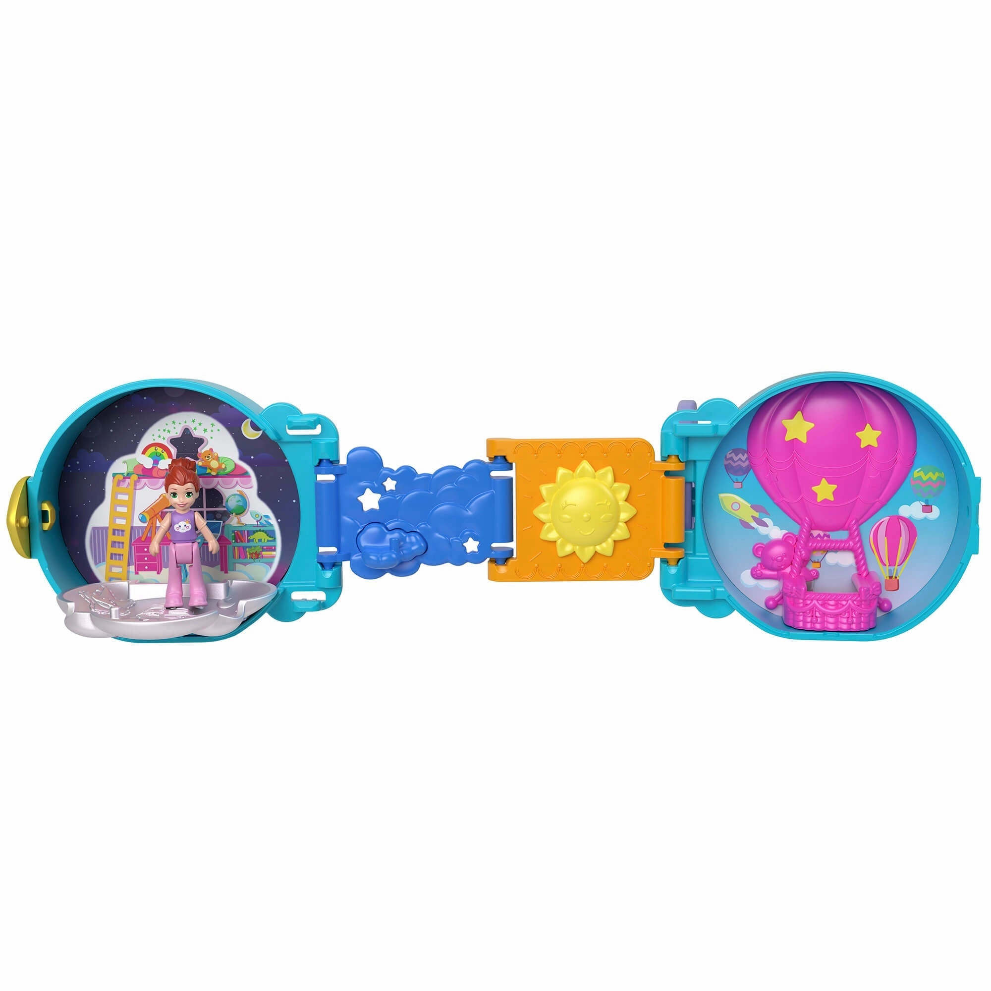 Mattel Toys Polly Pocket On the Go Fantasy Land Compact Set