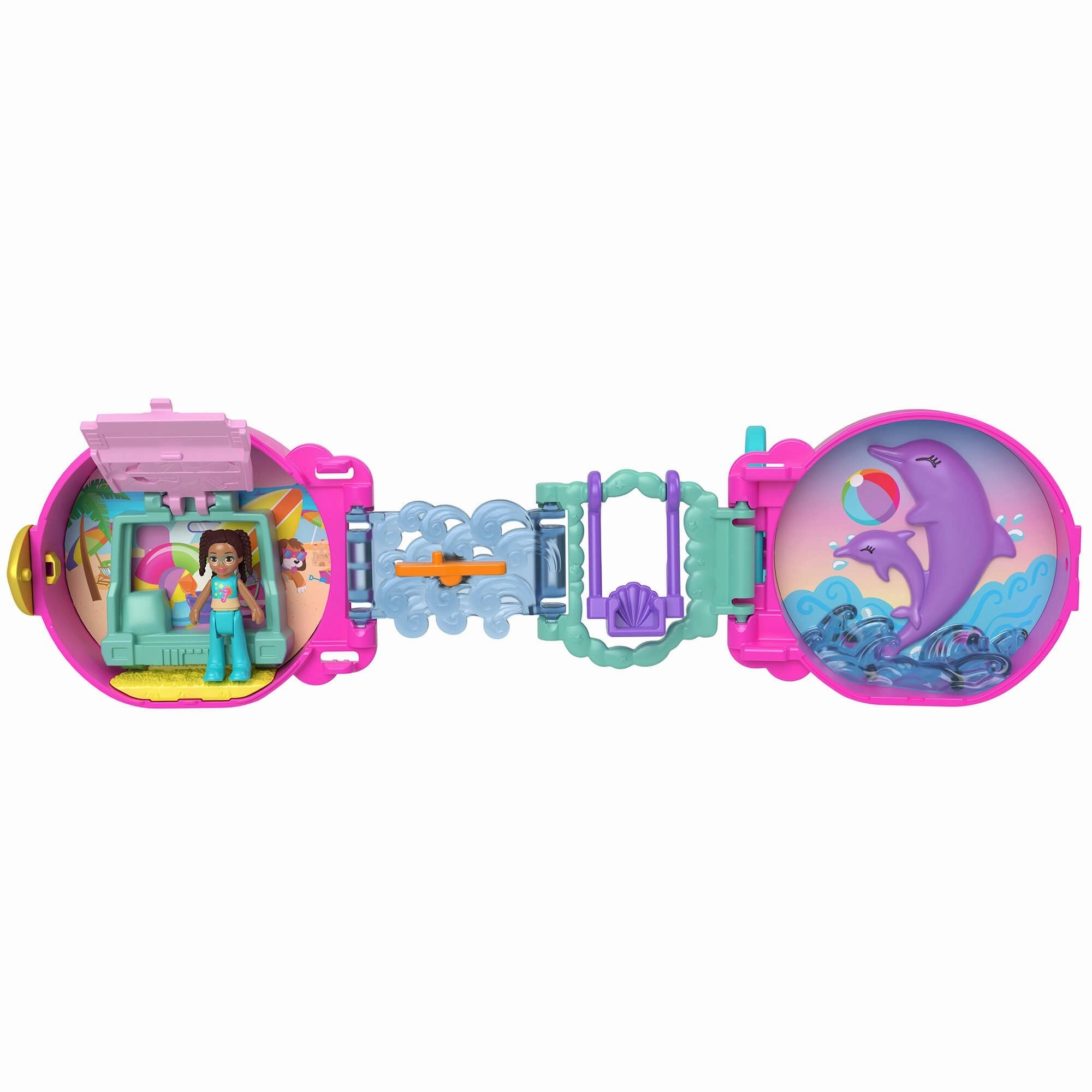 Mattel Toys Polly Pocket On the Go Underwater Compact Set