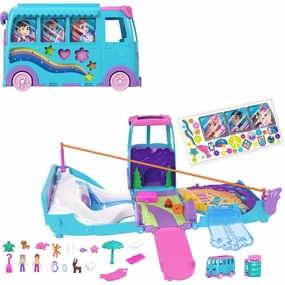 Mattel Toys Polly Pocket Pet Mobile Adventure Playset