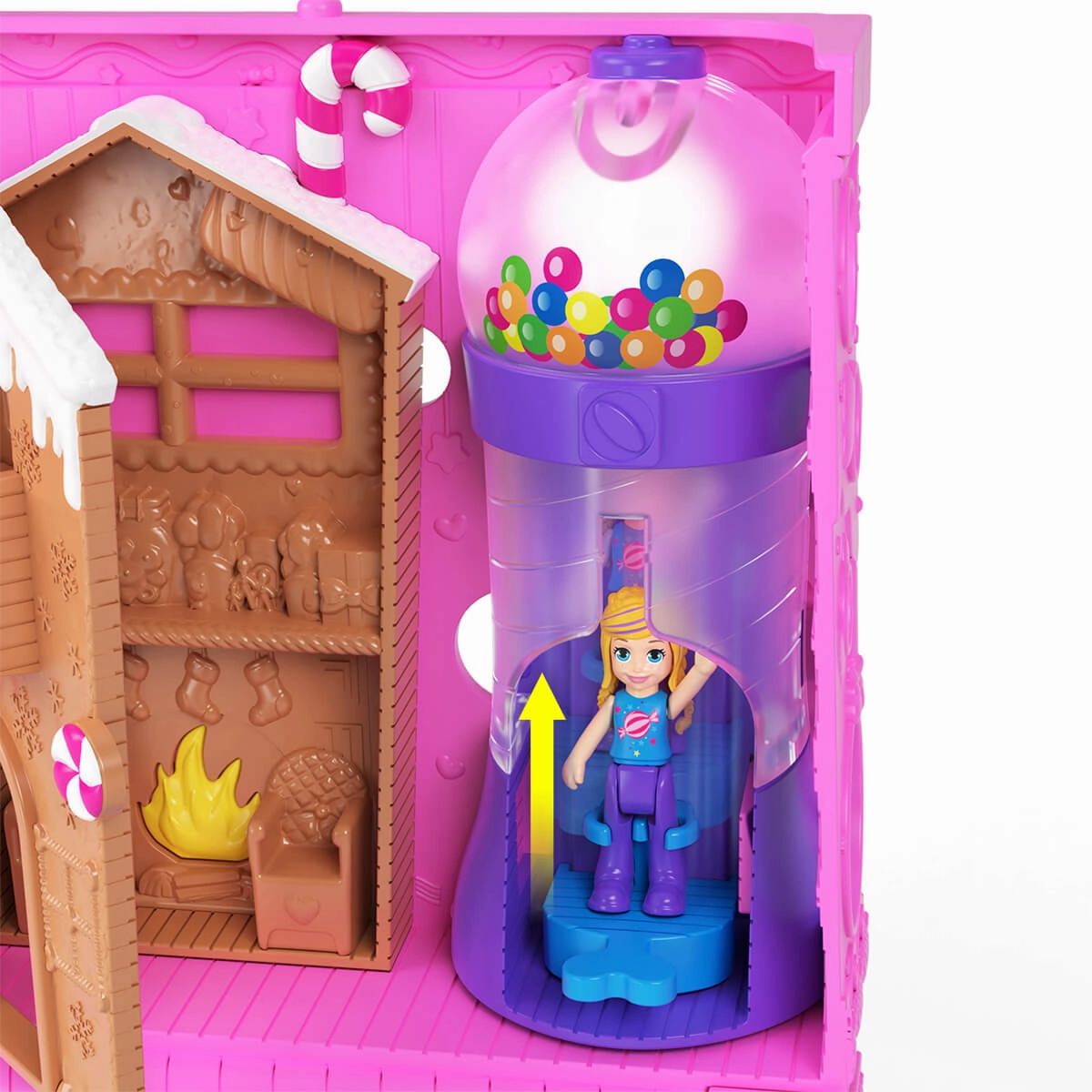 Mattel Toys Polly Pocket Pollyville Sweet Store Playset