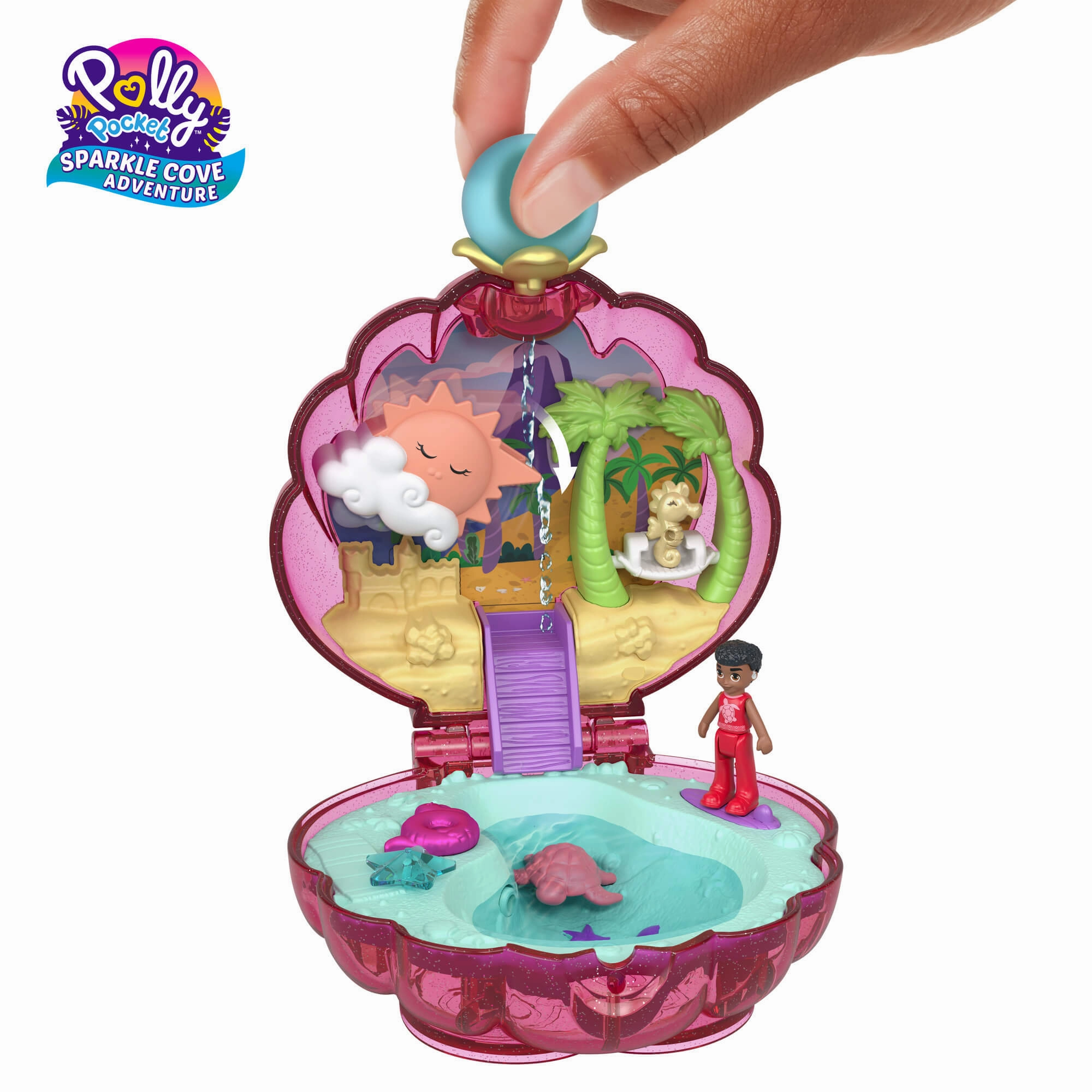 Mattel Toys Polly Pocket Sparkle Cove Adventure Compact