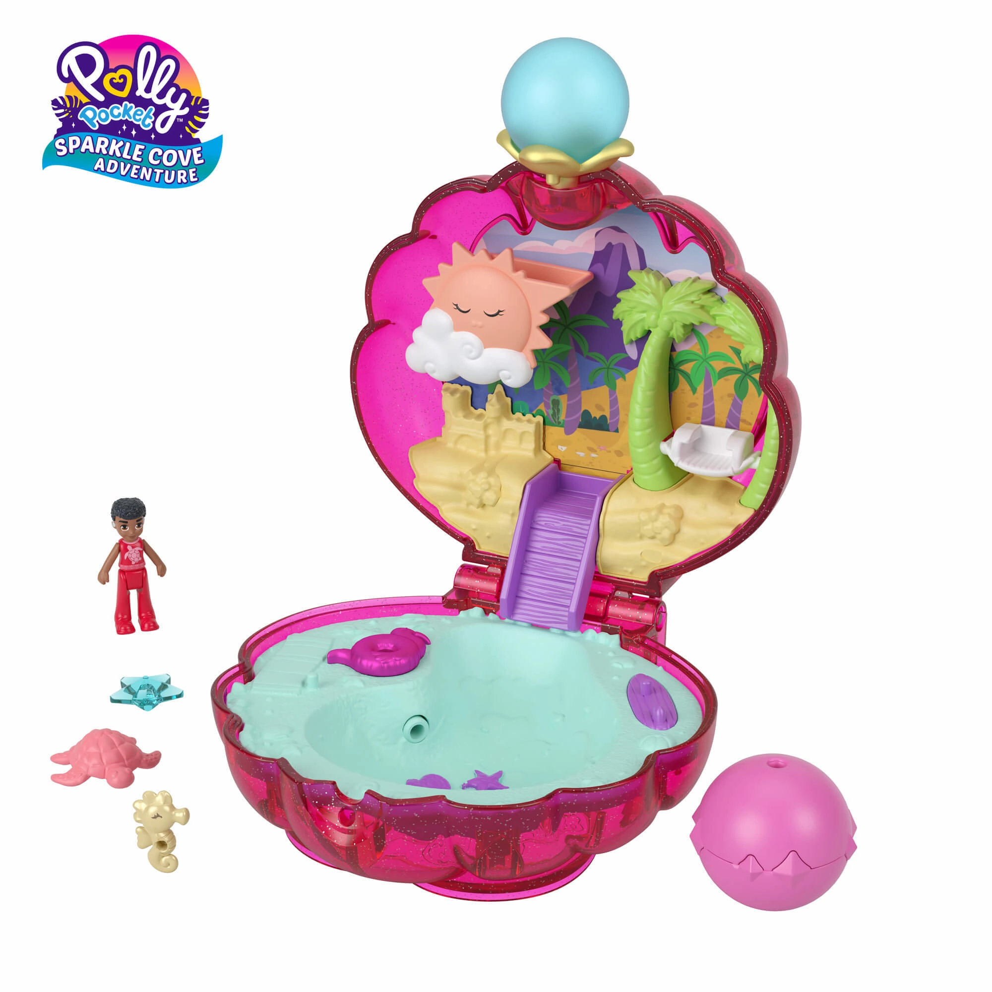 Mattel Toys Polly Pocket Sparkle Cove Adventure Compact