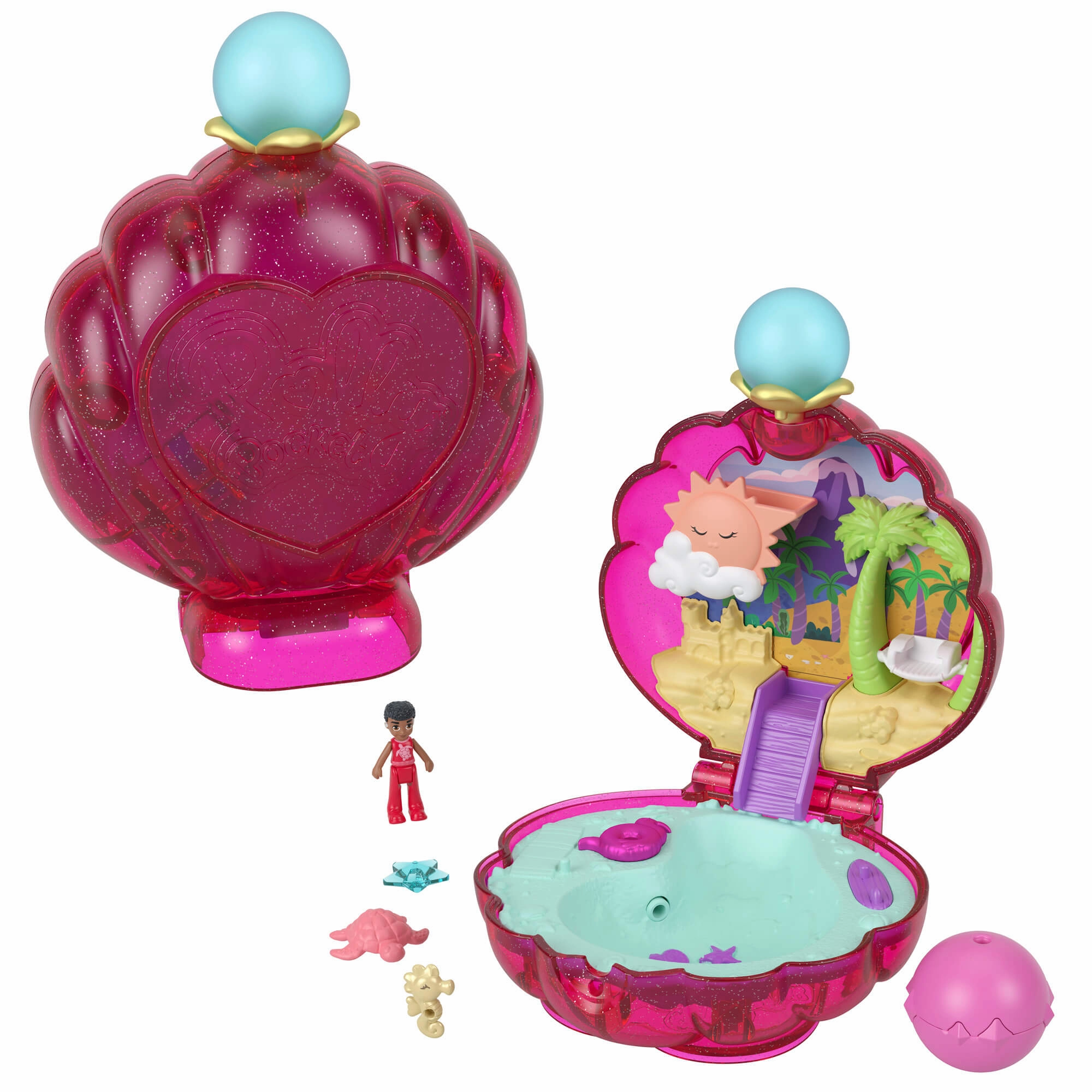 Mattel Toys Polly Pocket Sparkle Cove Adventure Compact