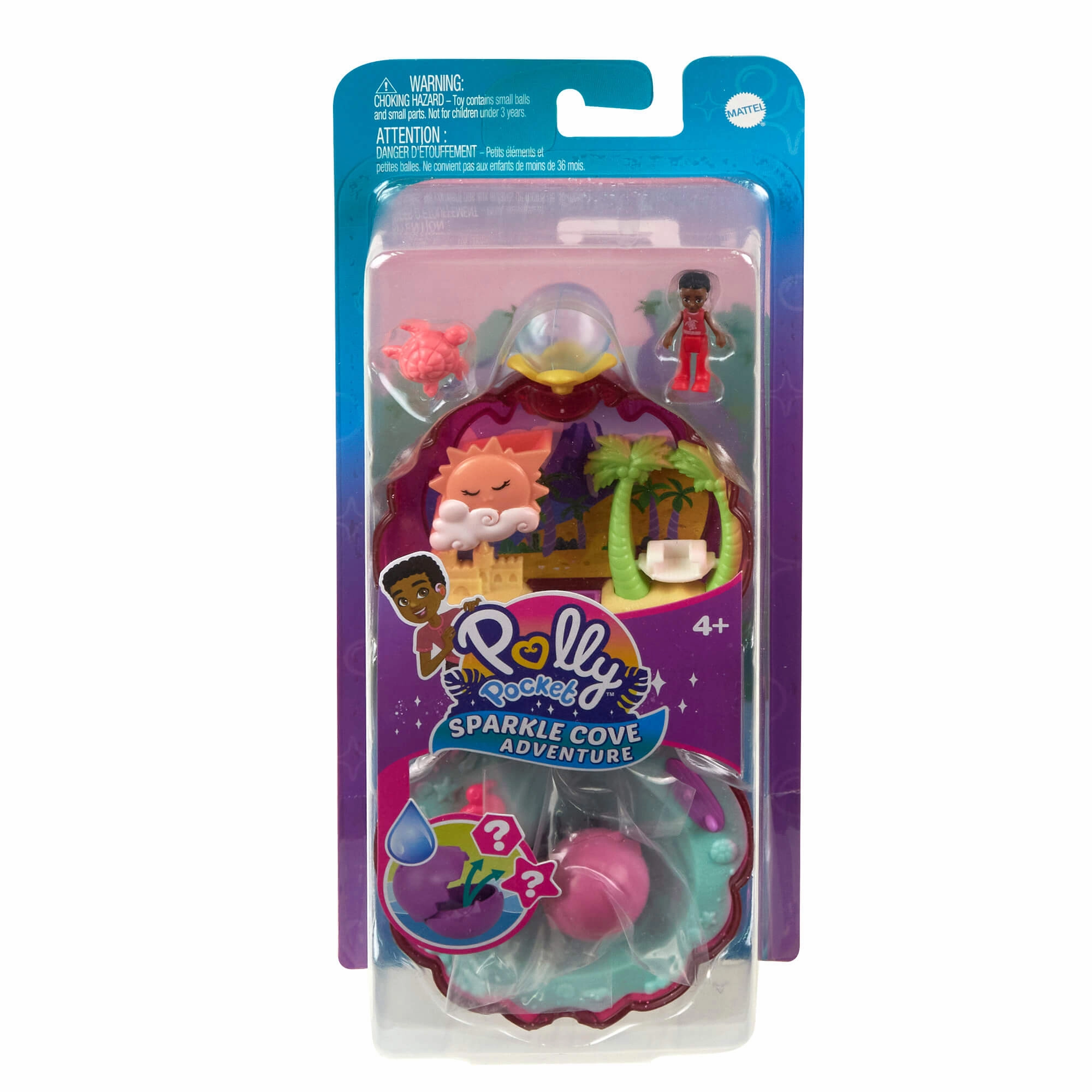 Mattel Toys Polly Pocket Sparkle Cove Adventure Compact