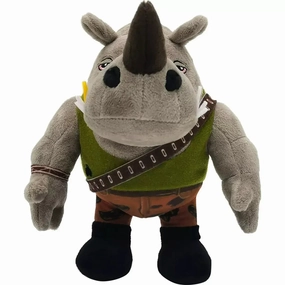 Mattel Toys Teenage Mutant Ninja Turtles Mutant Mayhem Rocksteady 8-Inch Plush