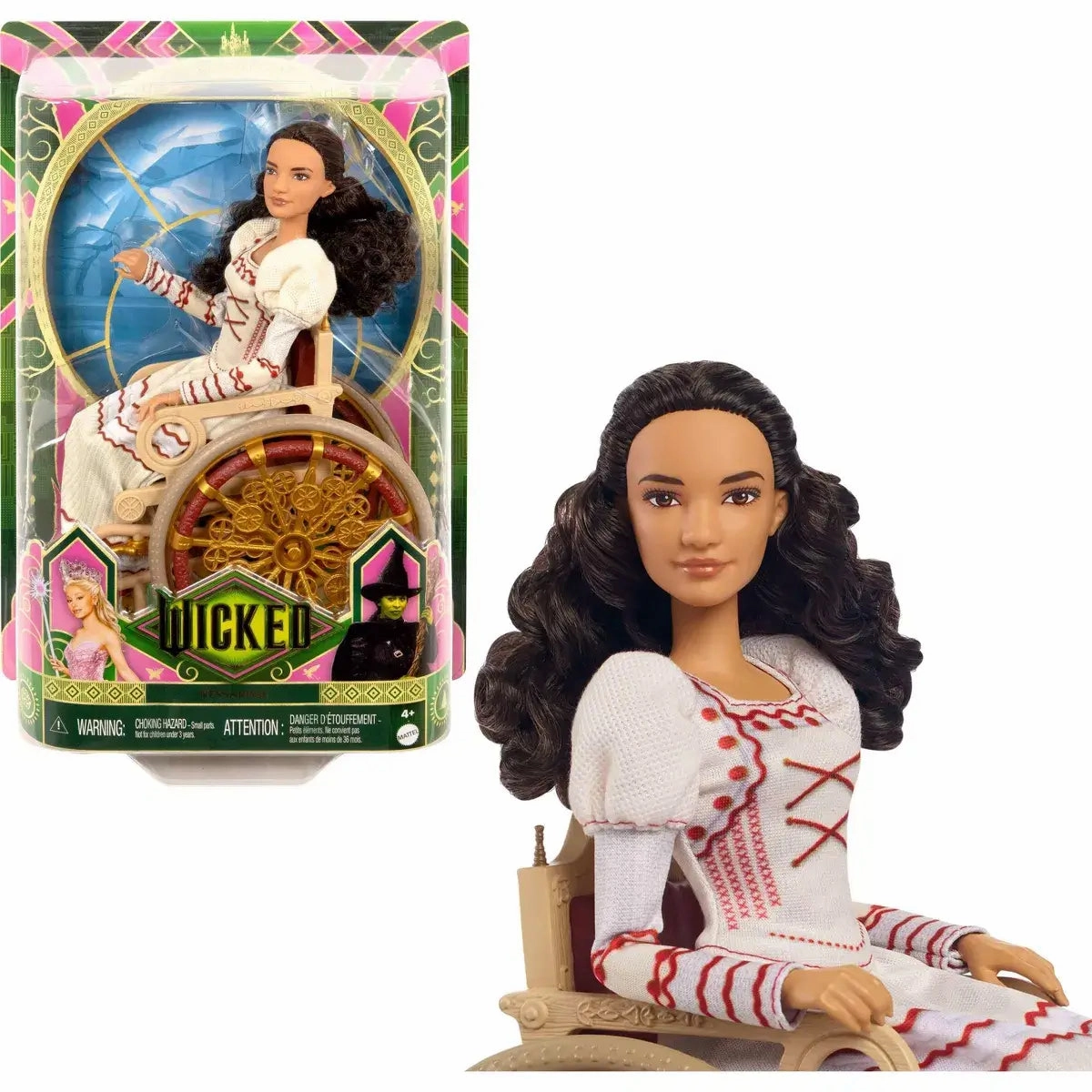 Mattel Toys Wicked Nessarose Fashion Doll with Wheelchair