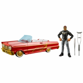 Mattel Toys WWE Lucha Low Rider Vehicle With Rey Mysterio Set