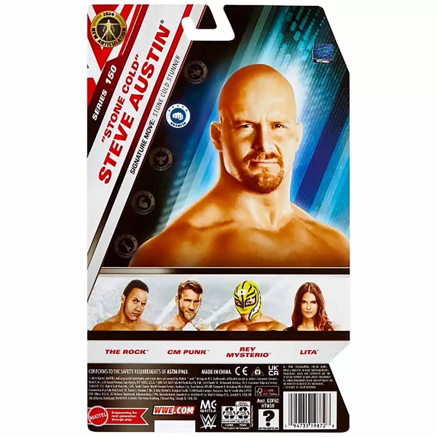 Mattel Toys WWE Main Event Series 150 'Stone Cold' Steve Austin Action Figure