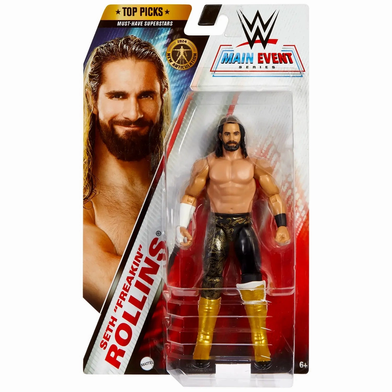 Mattel Toys WWE Main Event Seth "Freakin" Rollins Action Figure