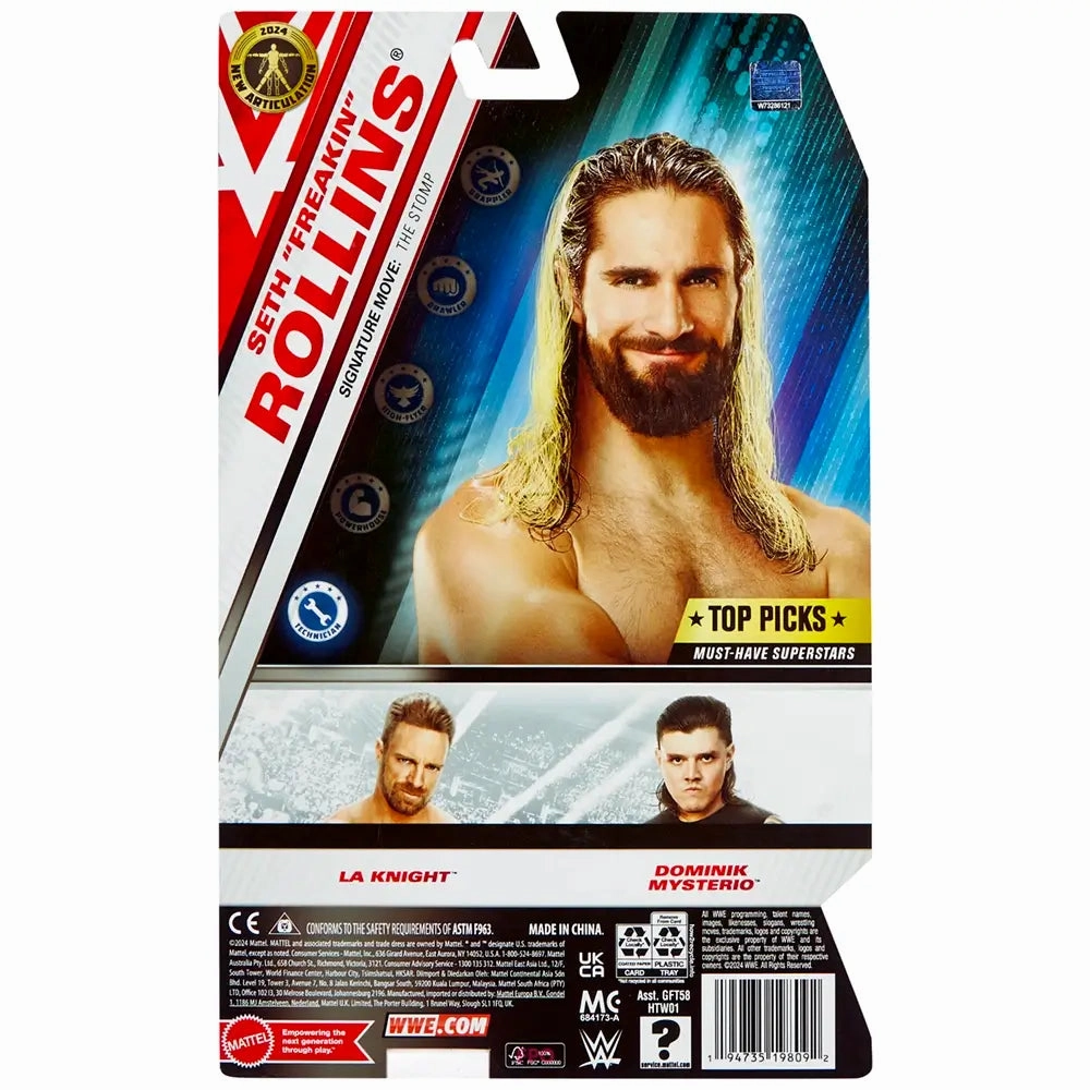 Mattel Toys WWE Main Event Seth "Freakin" Rollins Action Figure