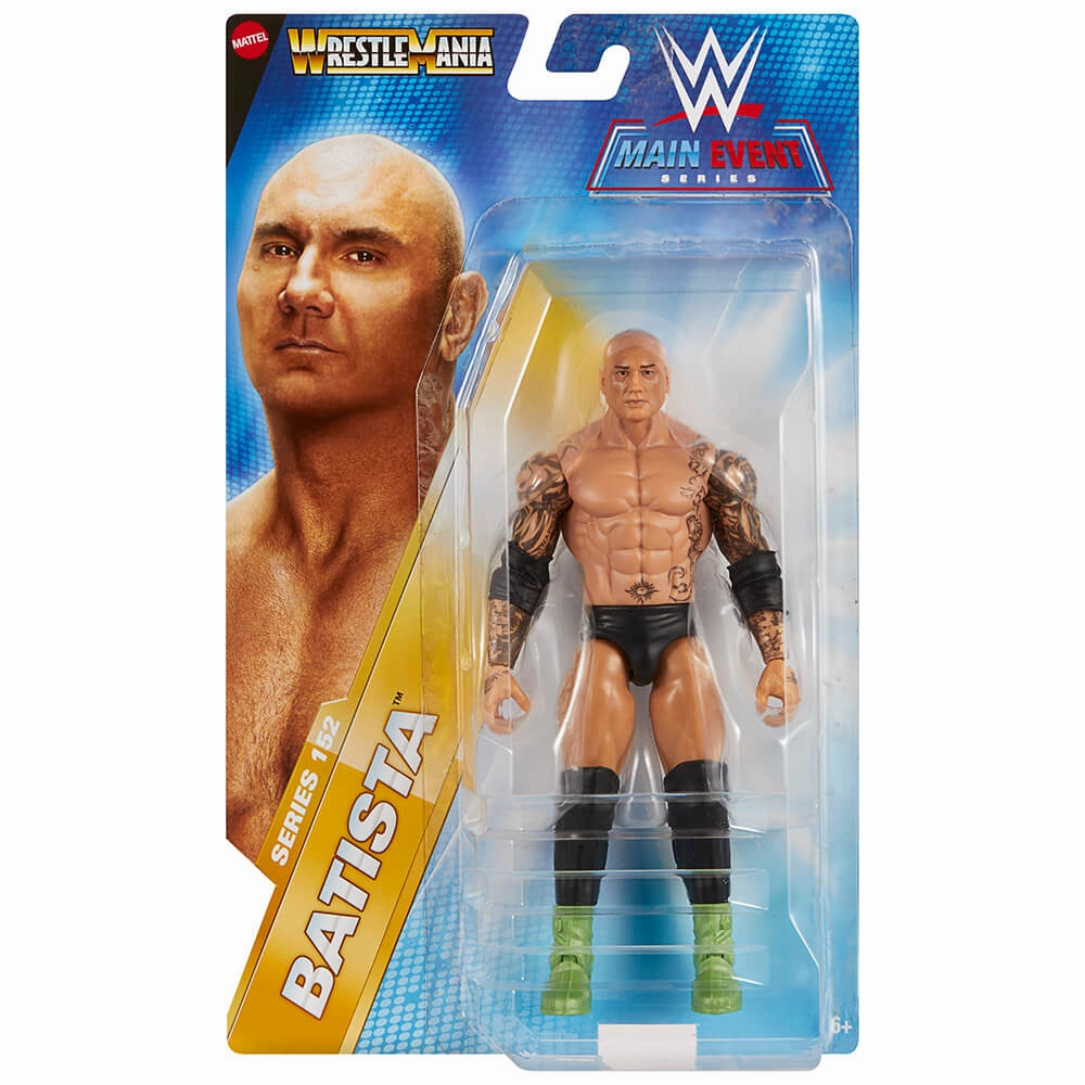 Mattel Toys WWE Main Event Wrestlemania Series 152 Batista Action Figure