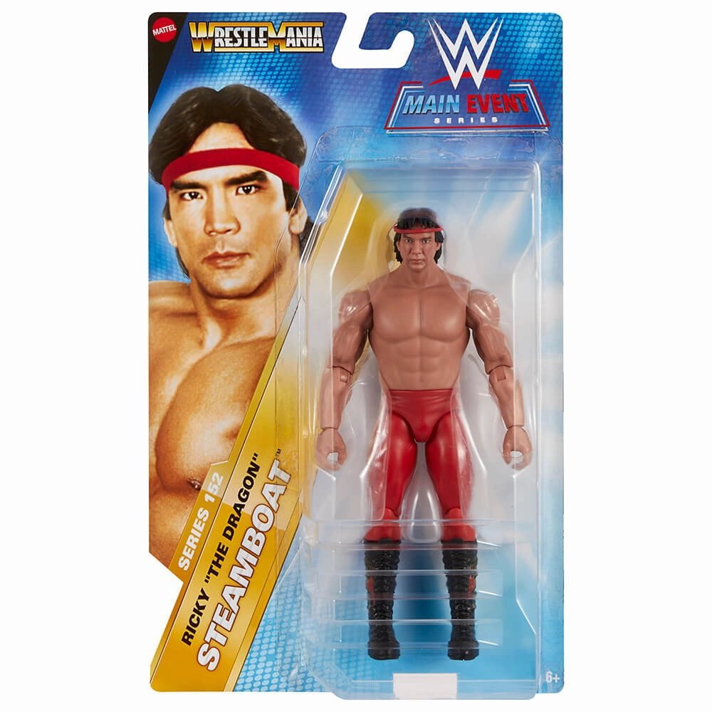 Mattel Toys WWE Main Event Wrestlemania Series 152 Ricky 'The Dragon' Steamboat Action Figure