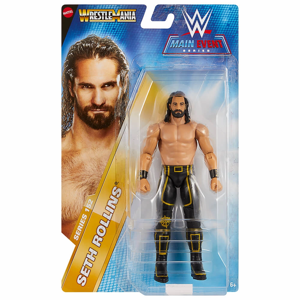 Mattel Toys WWE Main Event Wrestlemania Series 152 Seth Rollins Action Figure