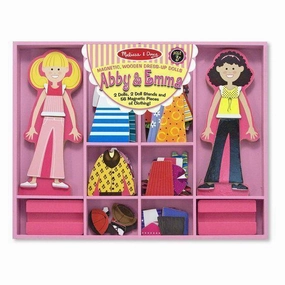 Melissa & Doug Toys Abby & Emma Magnetic Dress-Up