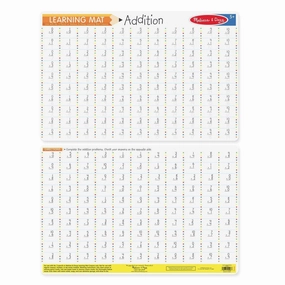 Melissa & Doug Toys Addition Problems Write-a-mat