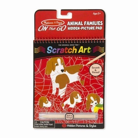 Melissa & Doug Toys Animal Families Hidden-Picture Pad