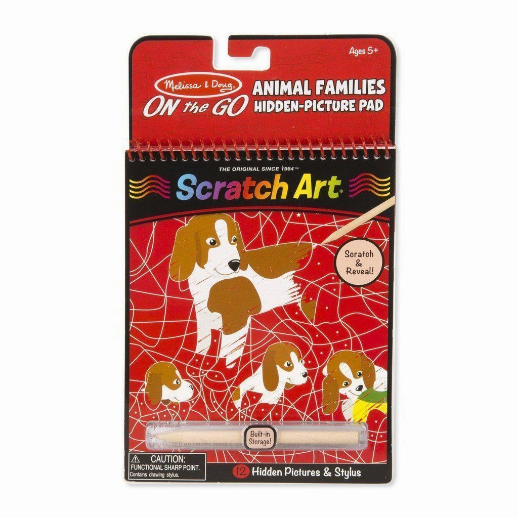 Melissa & Doug Toys Animal Families Hidden-Picture Pad