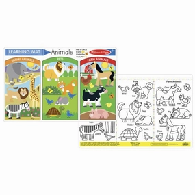 Melissa & Doug Toys Animals Learning Mat