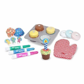 Melissa & Doug Toys Bake & Decorate Cupcake Set
