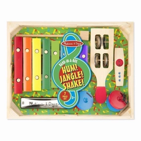 Melissa & Doug Toys Band-in-a-Box Hum! Jangle! Shake!