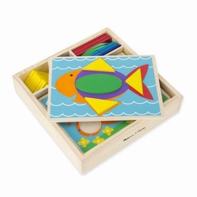 Melissa & Doug Toys Beginner Pattern Blocks