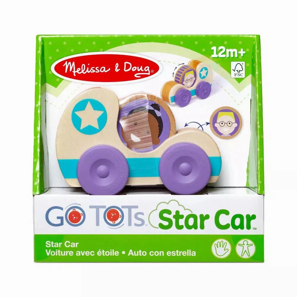 Melissa & Doug Toys Blue Star Car GO TOTS