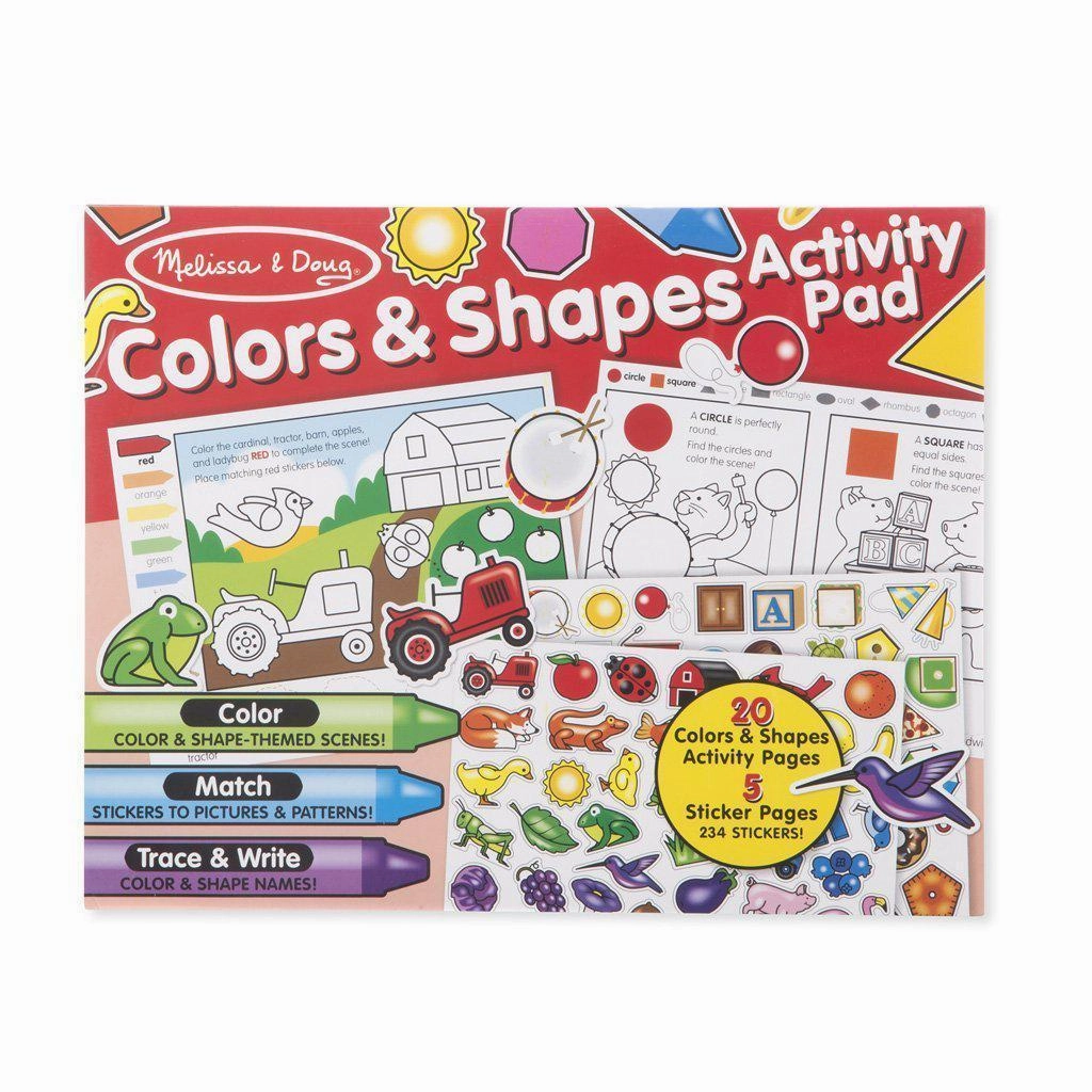 Melissa & Doug Toys Colors & Shapes Activity Pad