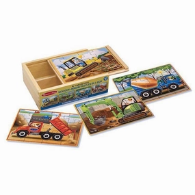 Melissa & Doug Toys Construction Puzzles in a Box