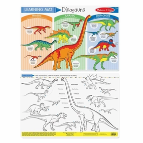 Melissa & Doug Toys Dinosaurs Color-A-Mat