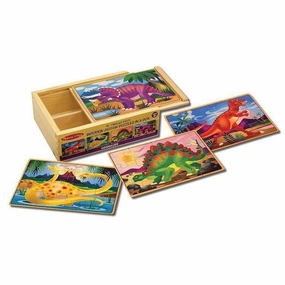Melissa & Doug Toys Dinosaurs Puzzles in a Box