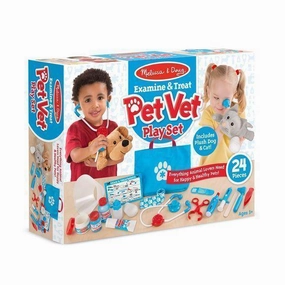 Melissa & Doug Toys Examine & Treat Pet Vet Play Set