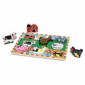 Melissa & Doug Toys Farm Chunky Puzzle