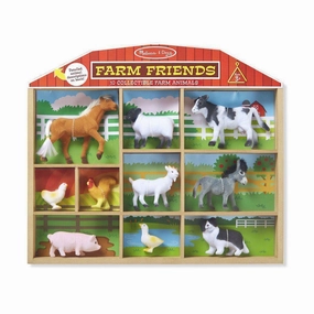 Melissa & Doug Toys Farm Friends - 10 Collectible Farm Animals