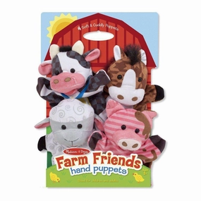 Melissa & Doug Toys Farm Friends Hand Puppets (9080)