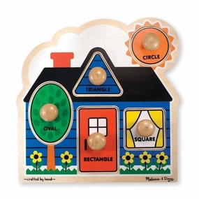 Melissa & Doug Toys First Shapes Jumbo Knob
