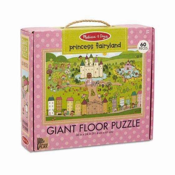 Melissa & Doug Toys Floor Puzzle: Princess Fairyland 60 pcs