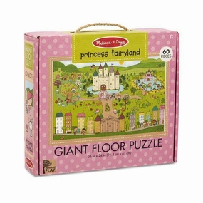 Melissa & Doug Toys Floor Puzzle: Princess Fairyland 60 pcs