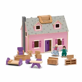 Melissa & Doug Toys Fold & Go Dollhouse