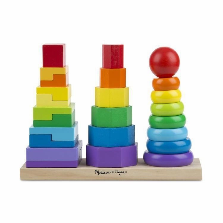 Melissa & Doug Toys Geometric Stacker