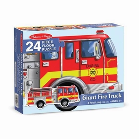 Melissa & Doug Toys Giant Fire Truck Floor Floor puzzle