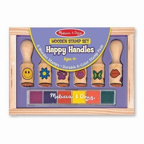 Melissa & Doug Toys Happy Handle Stamp Set