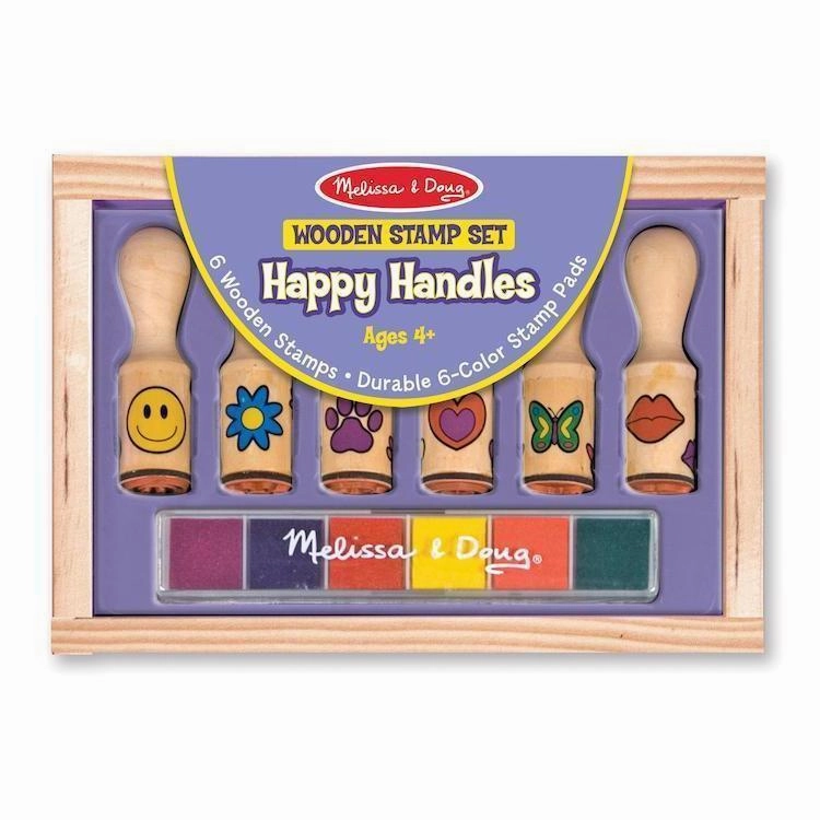 Melissa & Doug Toys Happy Handle Stamp Set